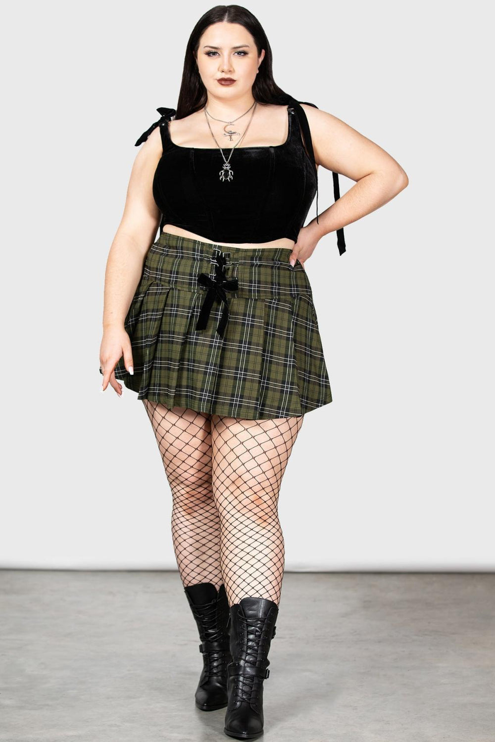 Women Mini Skirts | Killstar Dark Canopy Pleated Skirt