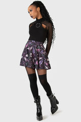 Women Mini Skirts | Killstar Deadly Blossom Mini Skirt