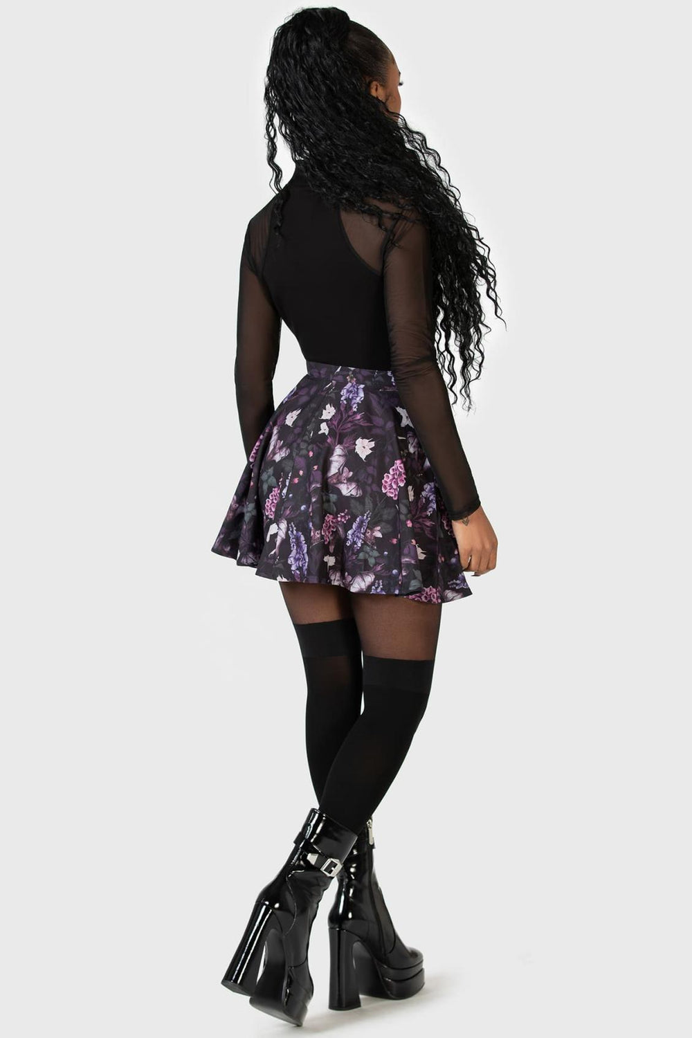 Women Mini Skirts | Killstar Deadly Blossom Mini Skirt