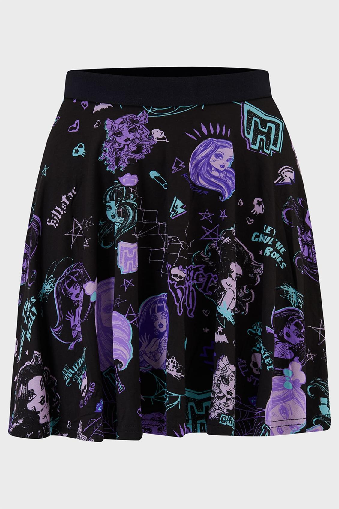 Women Mini Skirts | Killstar Haunt It Mini Skirt