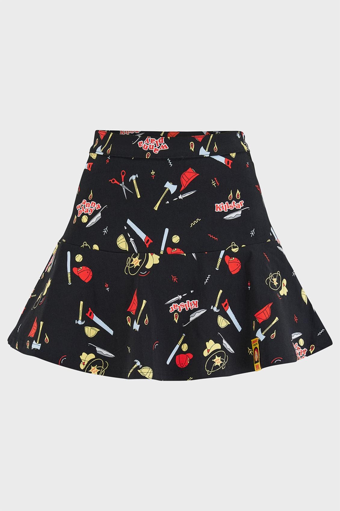 Women Mini Skirts | Killstar It&#039;s Time To Play Mini Skirt
