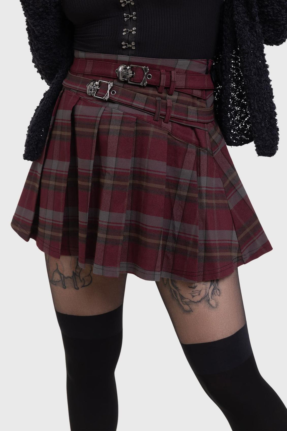Women Mini Skirts | Killstar Sable Riot Skirt
