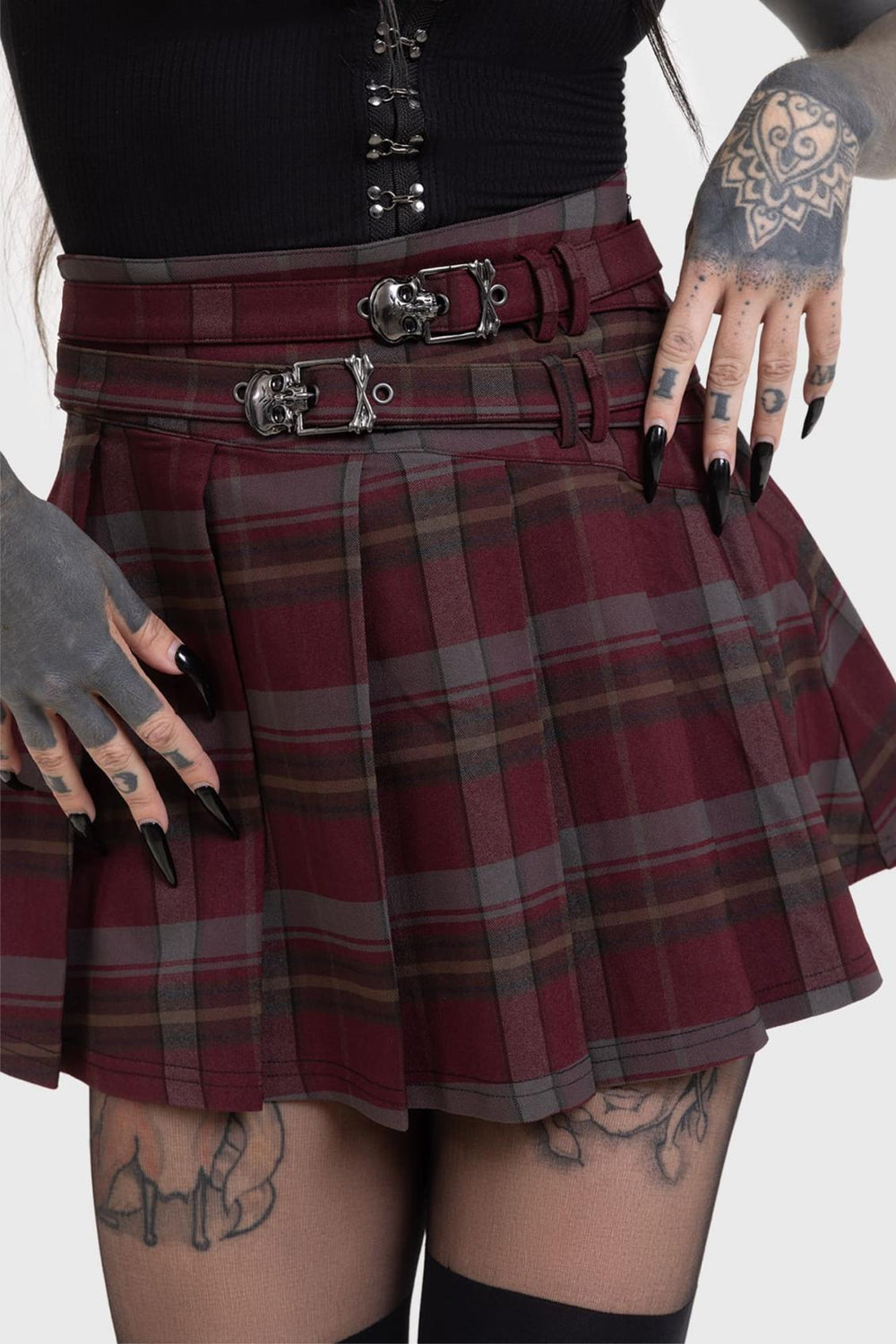 Women Mini Skirts | Killstar Sable Riot Skirt