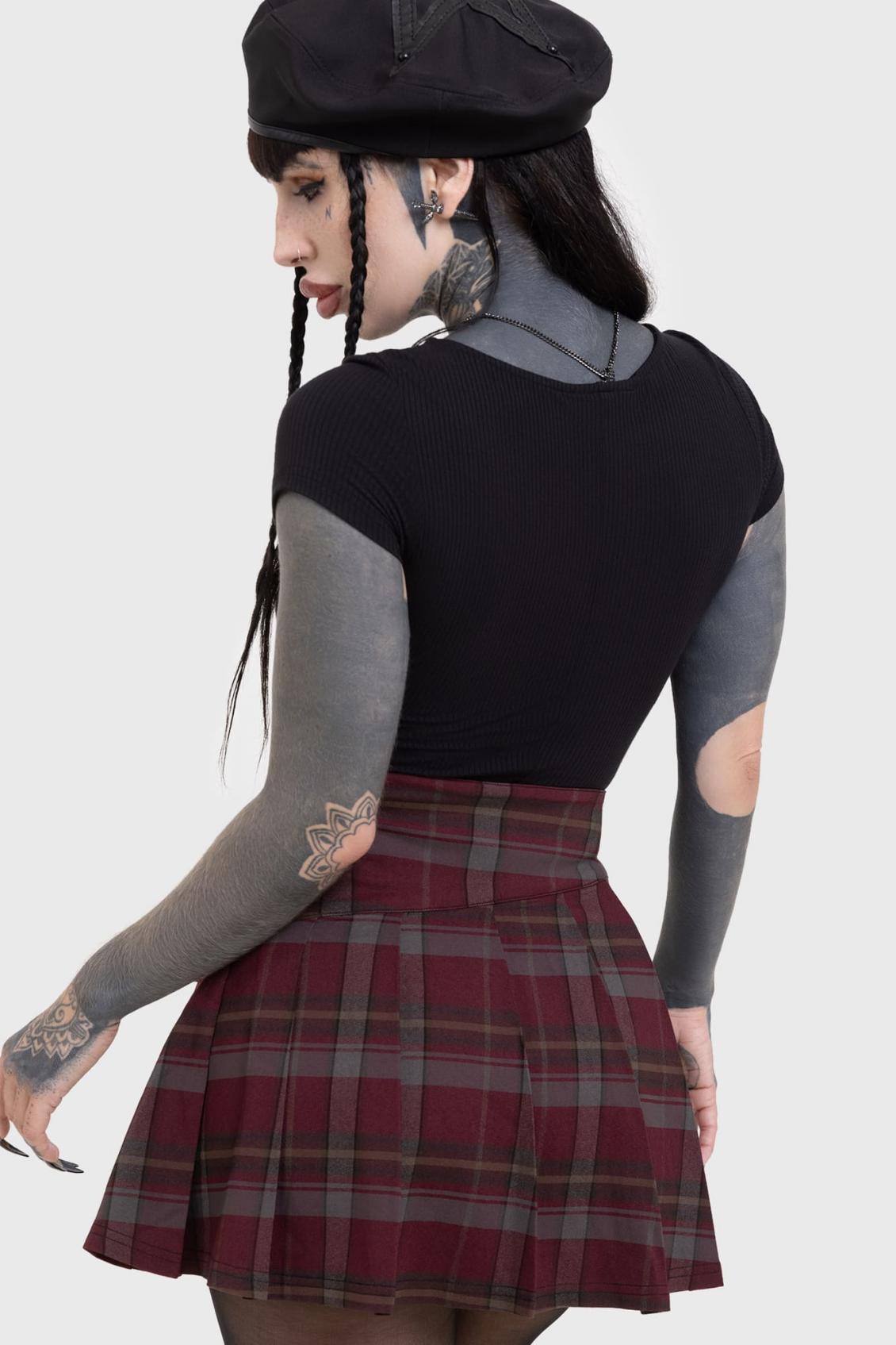 Women Mini Skirts | Killstar Sable Riot Skirt