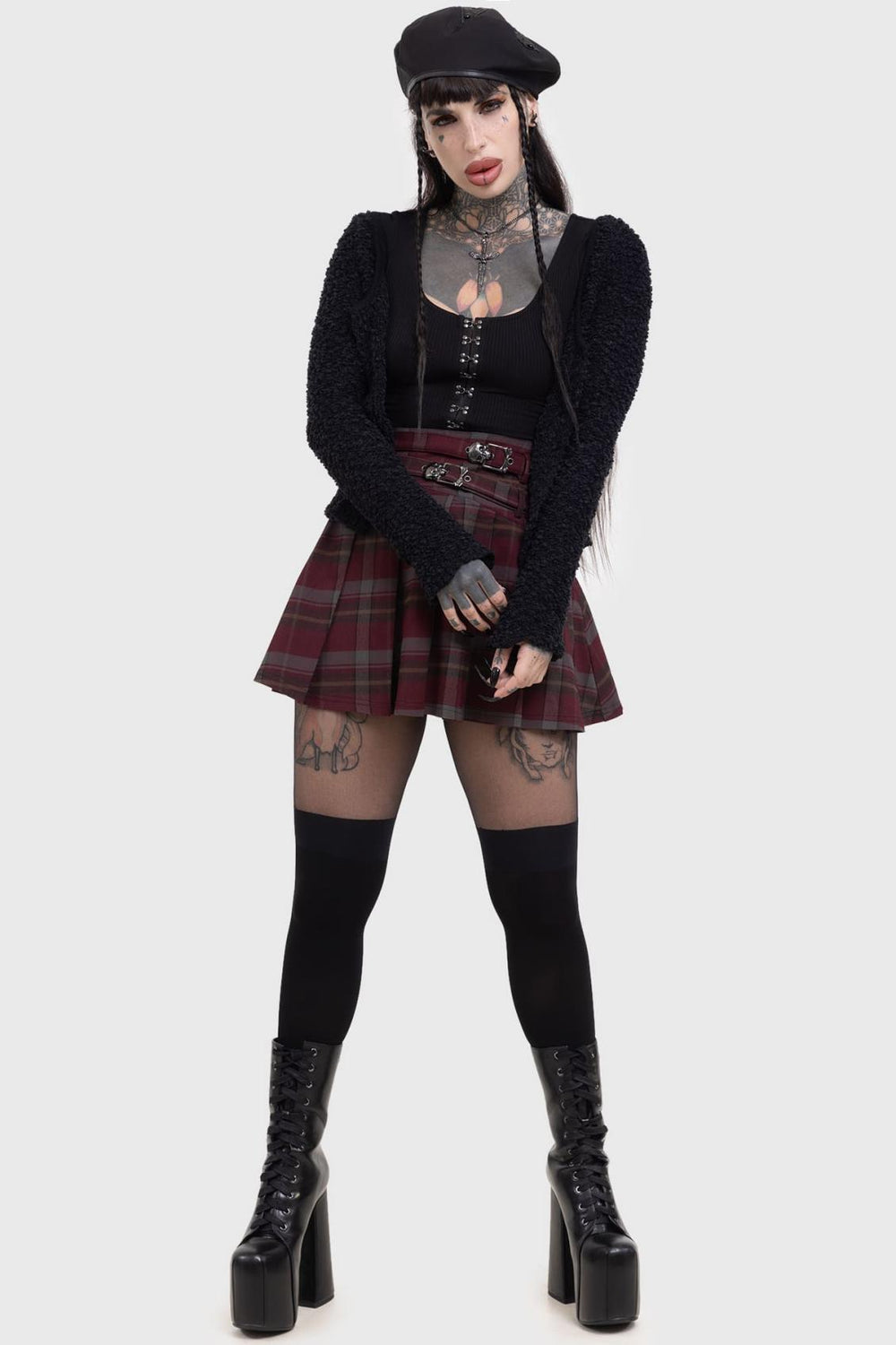 Women Mini Skirts | Killstar Sable Riot Skirt
