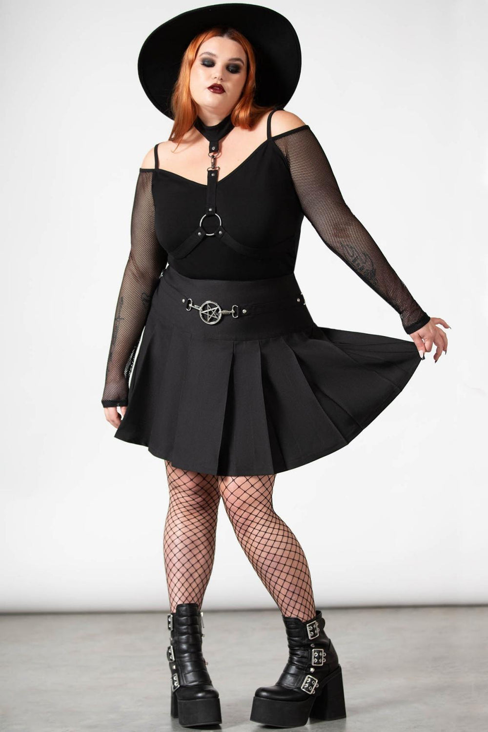 Women Mini Skirts | Killstar Scary Pleated Skirt
