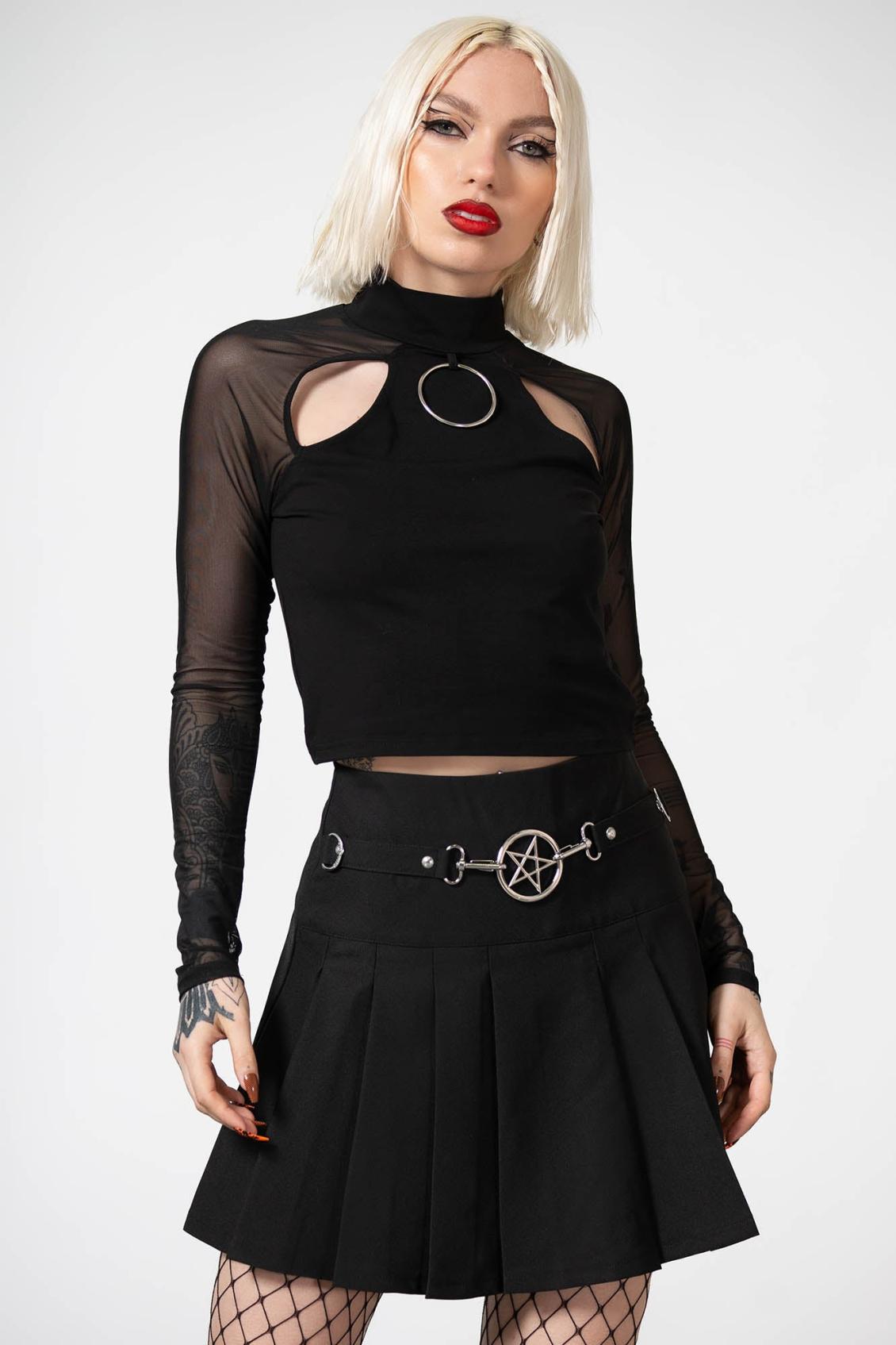 Women Mini Skirts | Killstar Scary Pleated Skirt