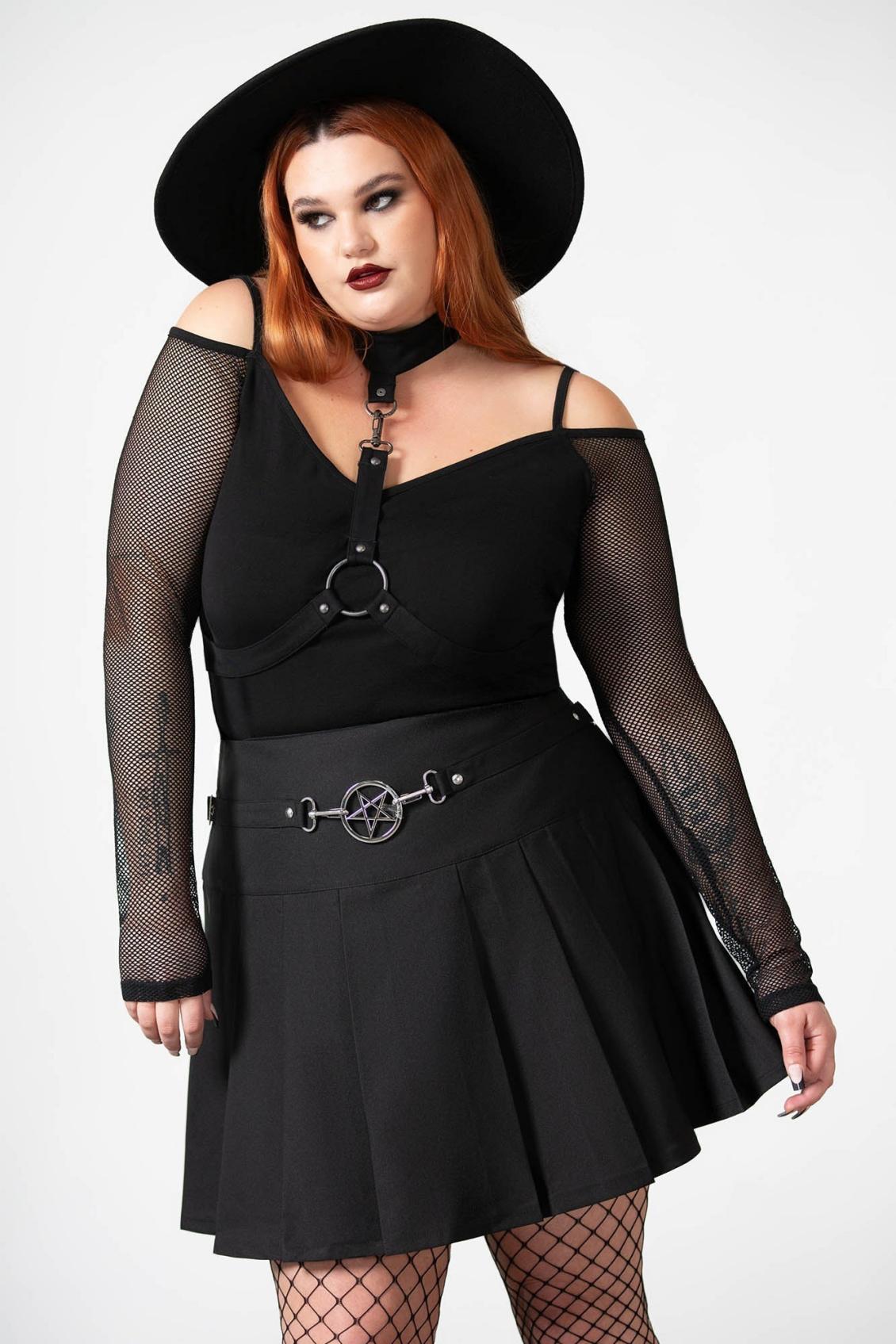 Women Mini Skirts | Killstar Scary Pleated Skirt