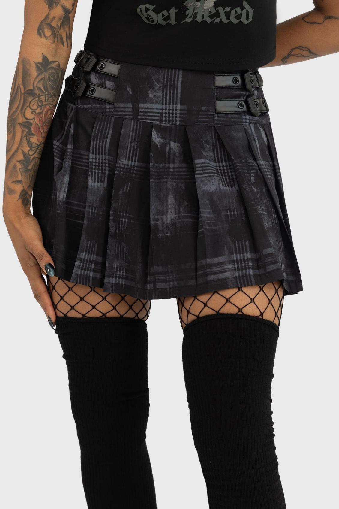 Women Mini Skirts | Killstar Stormcloud Mini Skirt