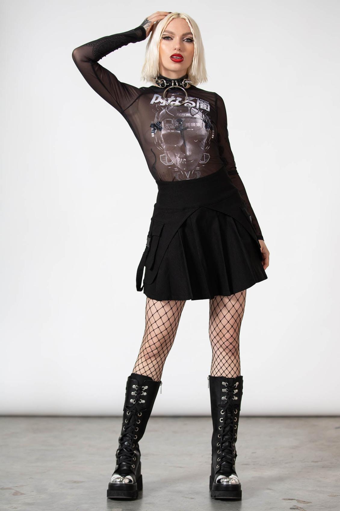 Women Mini Skirts | Killstar Vanya Pleated Mini Skirt