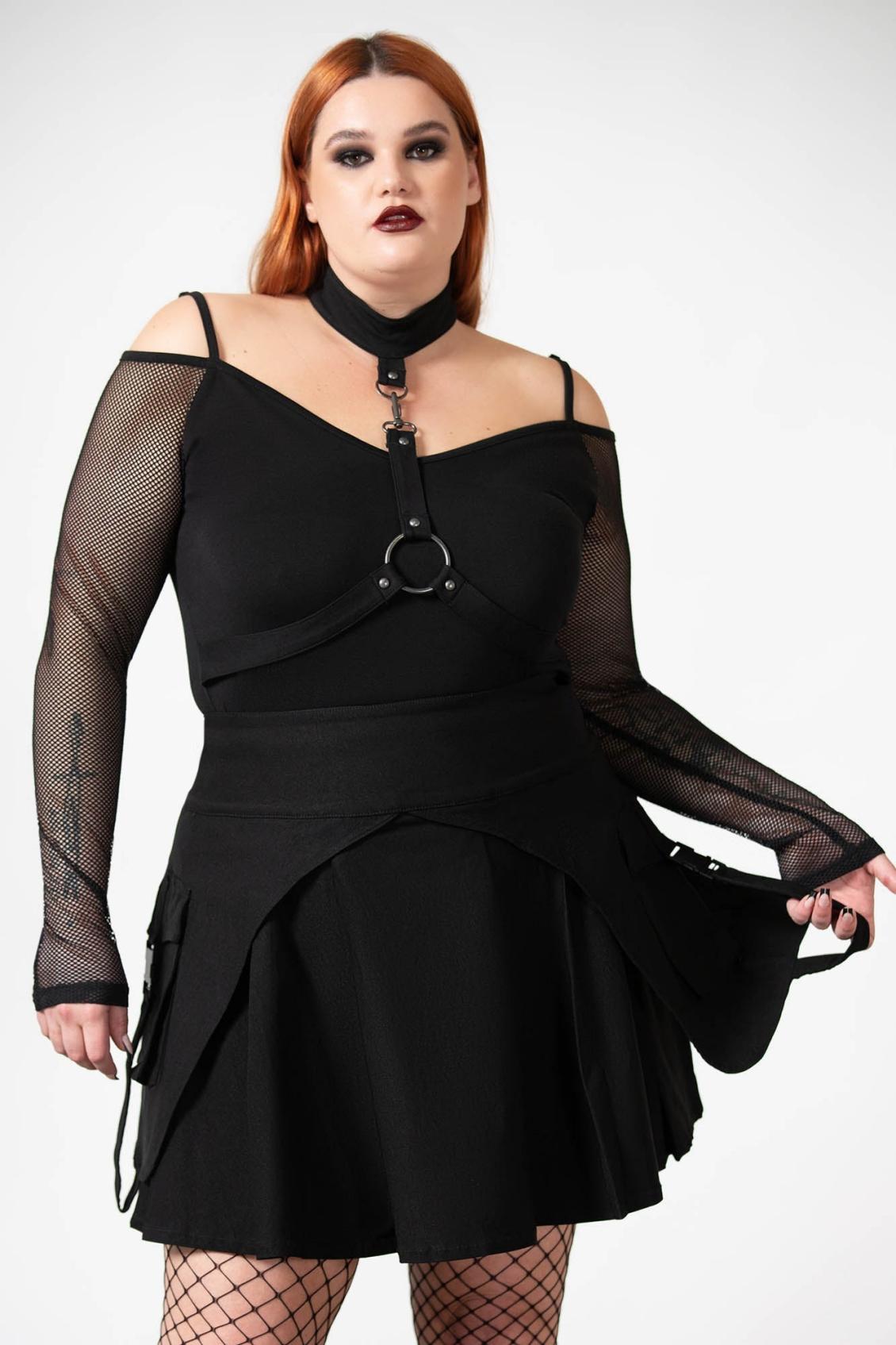 Women Mini Skirts | Killstar Vanya Pleated Mini Skirt