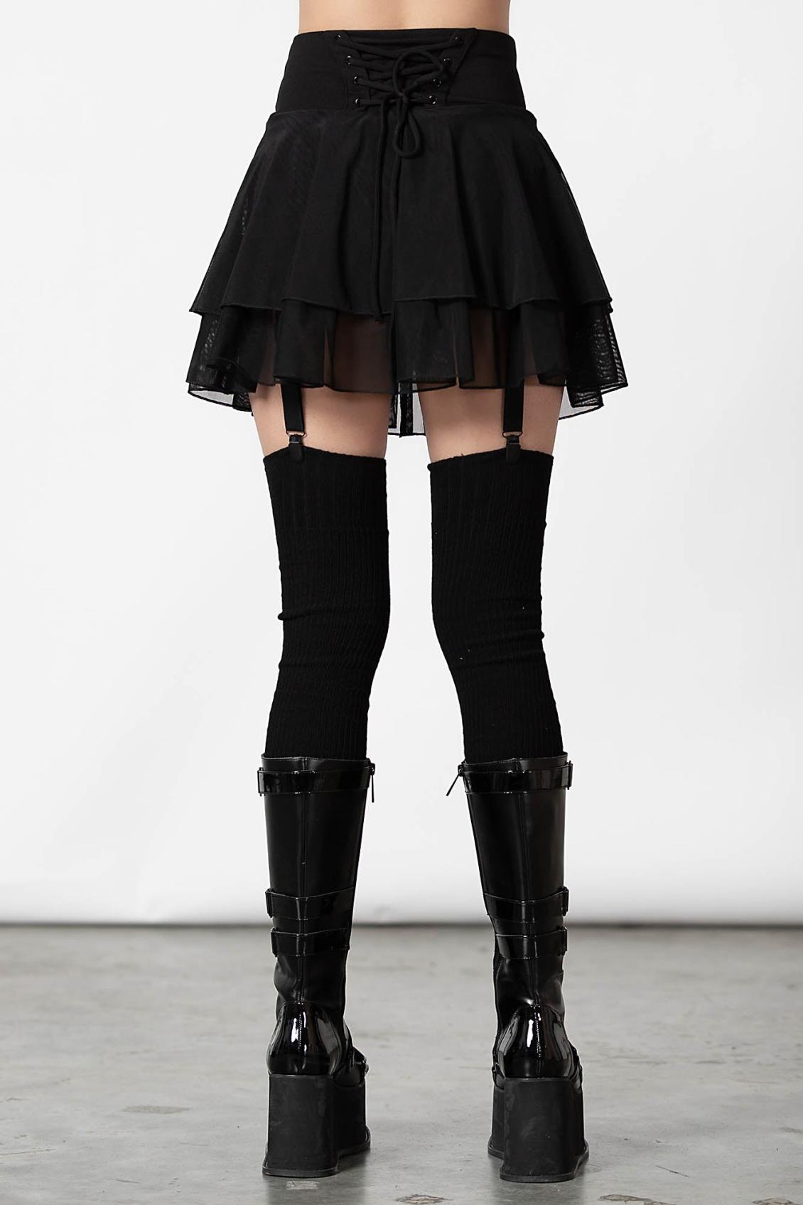 Women Mini Skirts | Killstar Yasumi Mesh Skirt