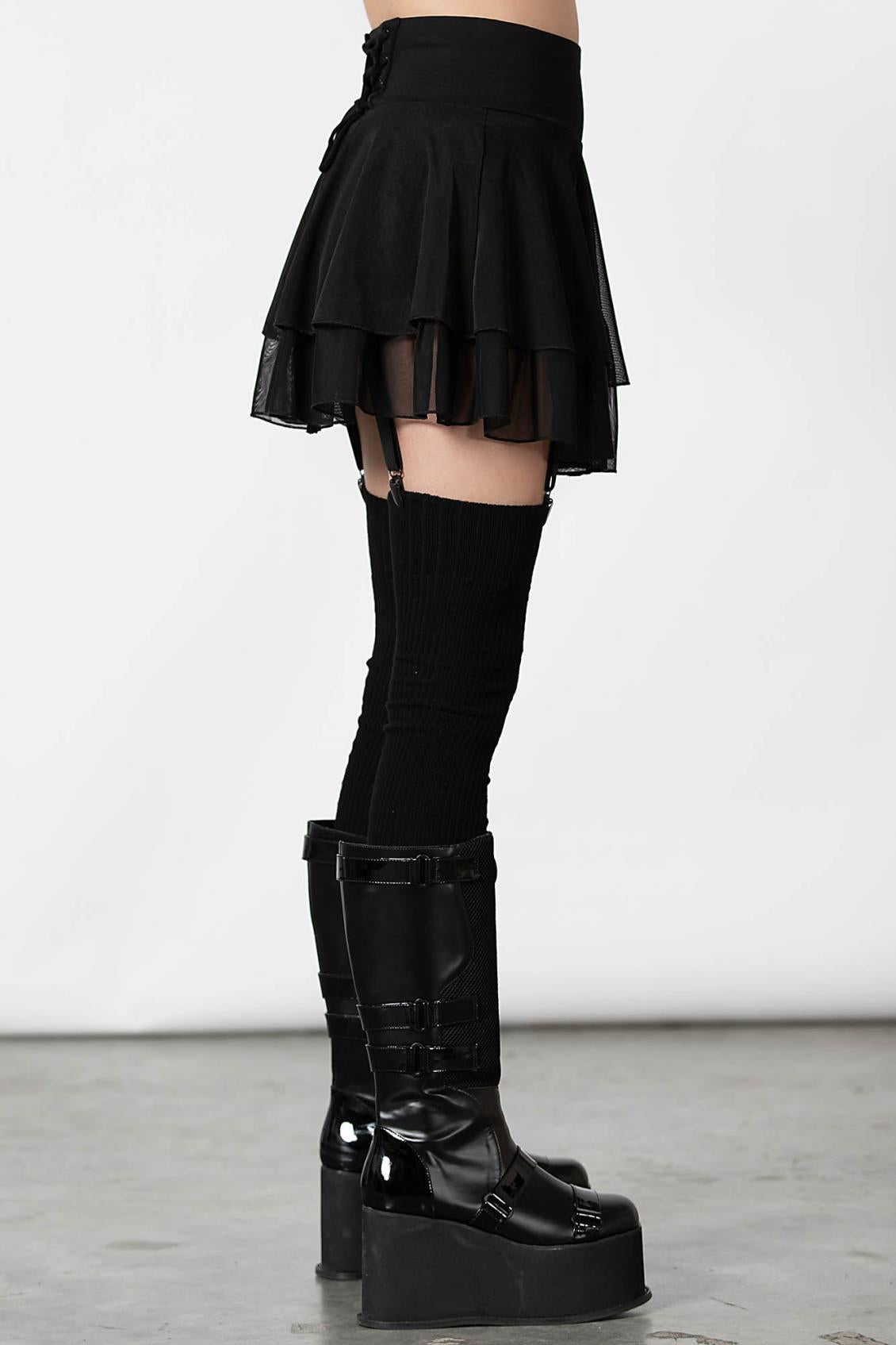 Women Mini Skirts | Killstar Yasumi Mesh Skirt