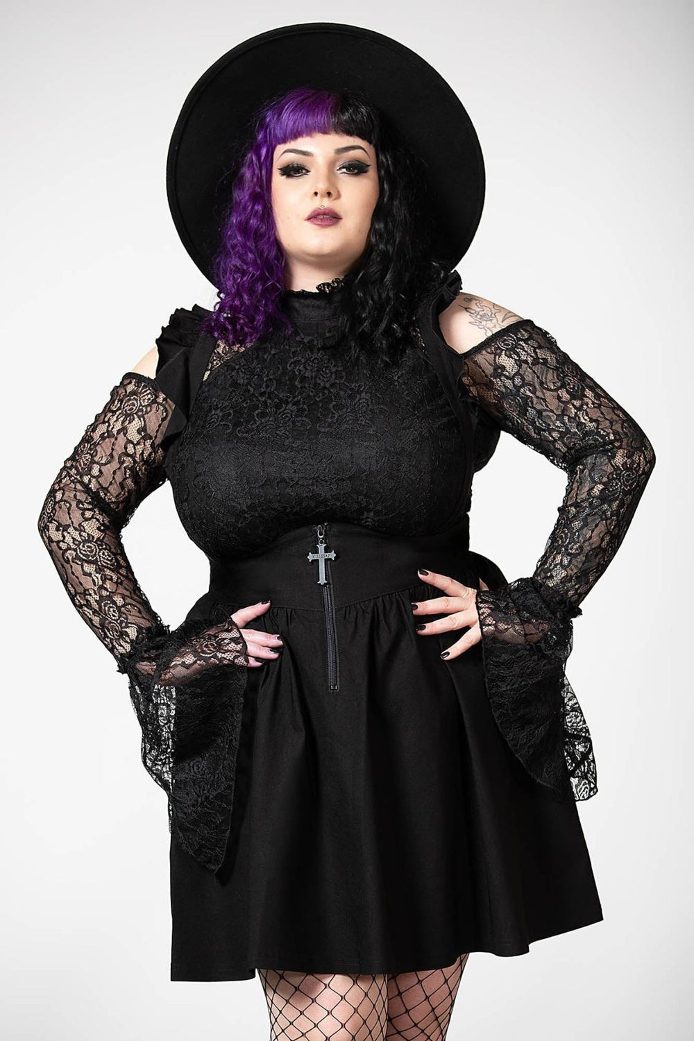 Women Mini Skirts | Killstar Yuna Suspender Skirt