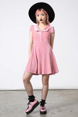Women Party | Killstar Every Mourning Collar Dress [PASTEL PINK]