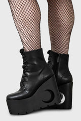 Women Platforms | Killstar Crescent Boots