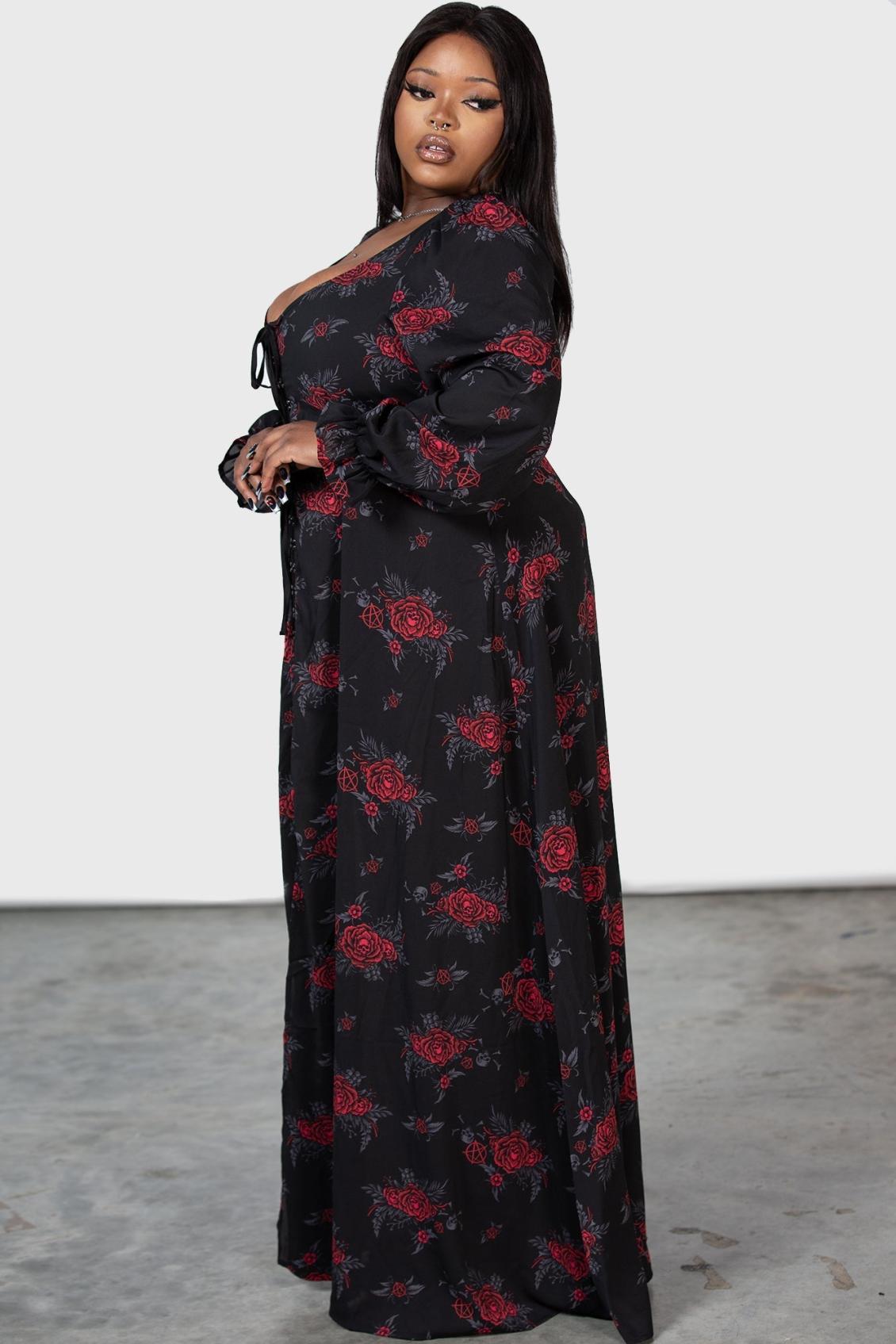 Women Shirt | Killstar Hail Pandora Maxi Dress