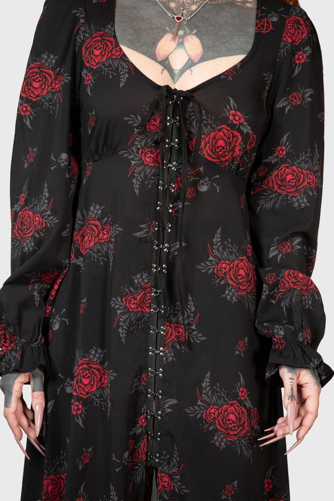 Women Shirt | Killstar Hail Pandora Maxi Dress