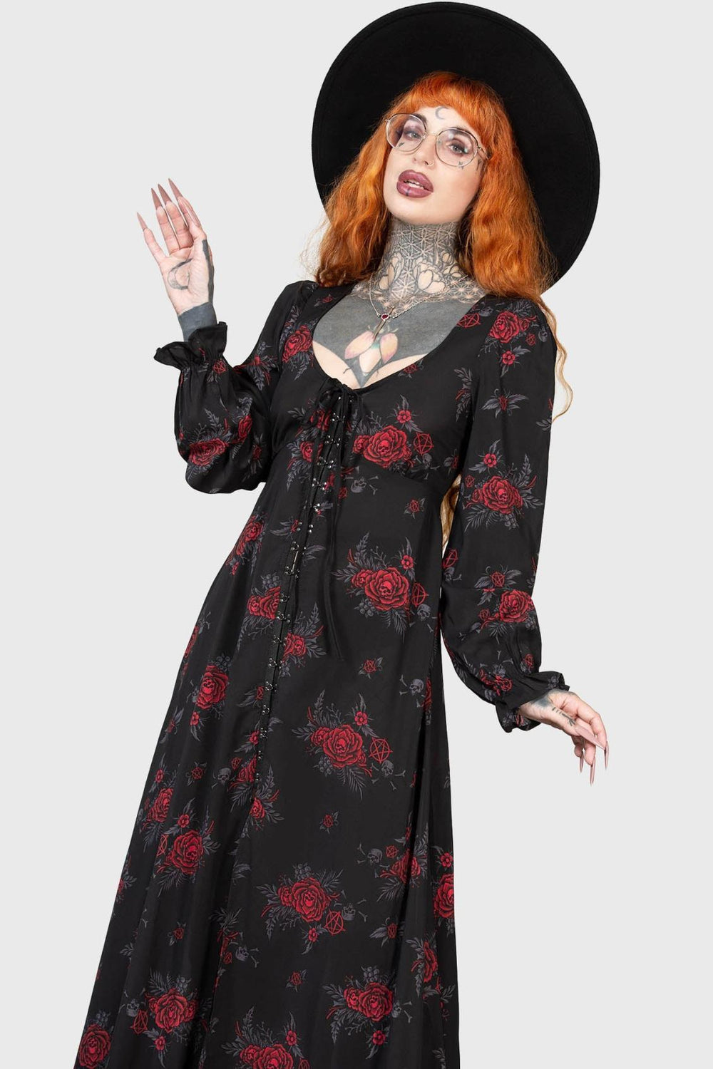 Women Shirt | Killstar Hail Pandora Maxi Dress