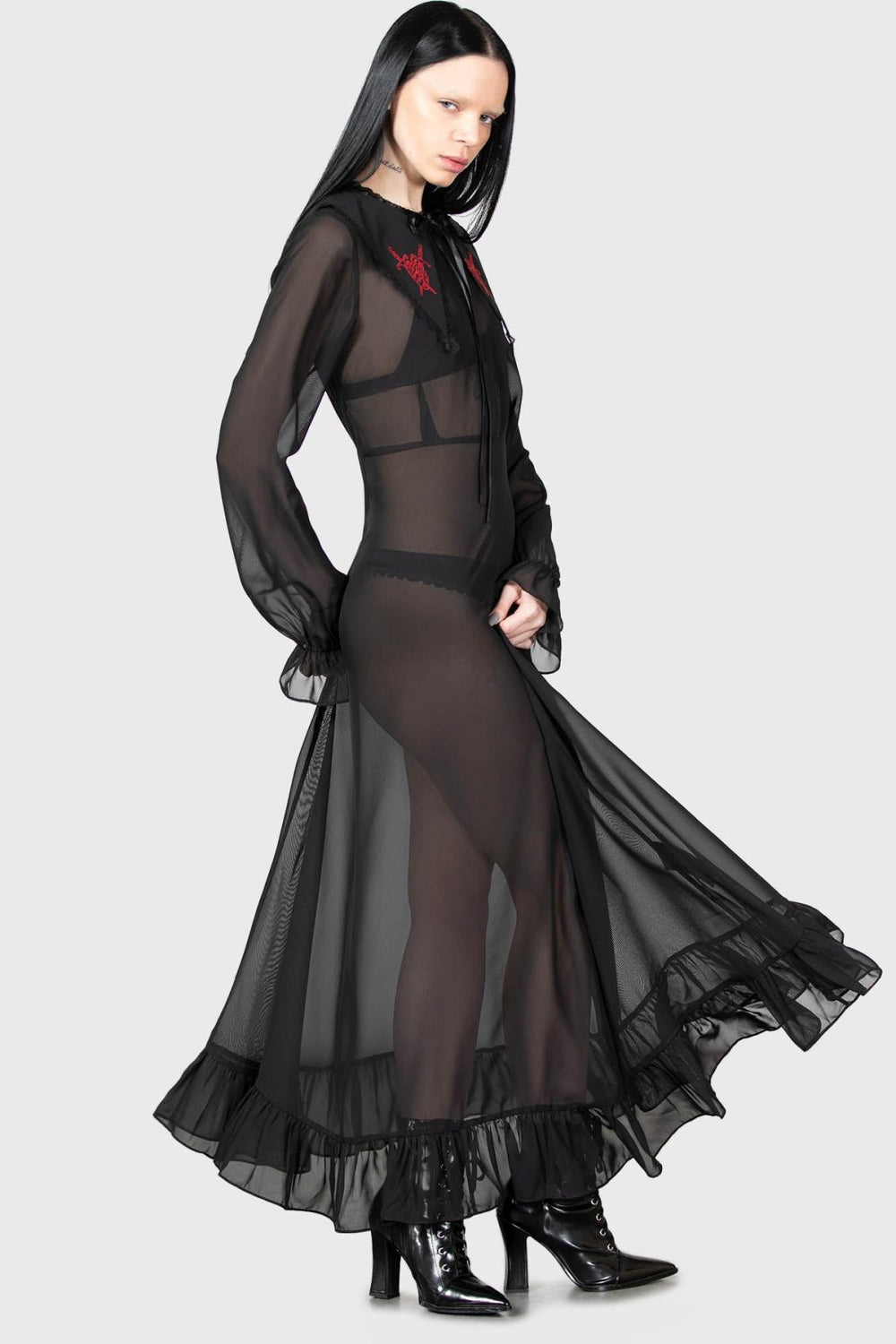 Women Shirt | Killstar Miss Thumberlina Maxi Dress