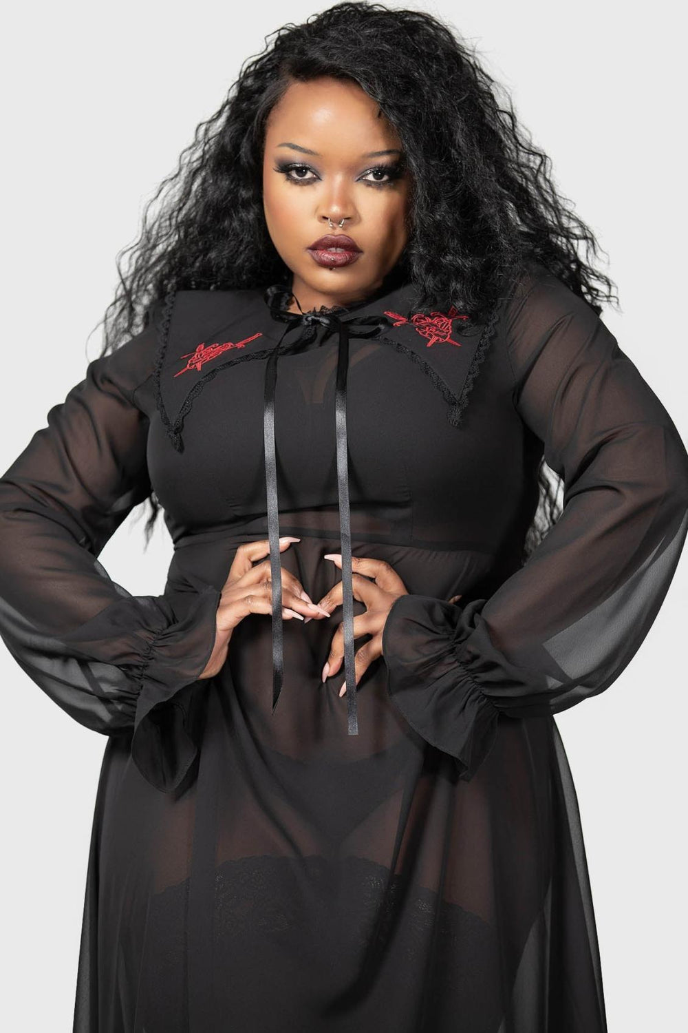 Women Shirt | Killstar Miss Thumberlina Maxi Dress