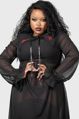 Women Shirt | Killstar Miss Thumberlina Maxi Dress