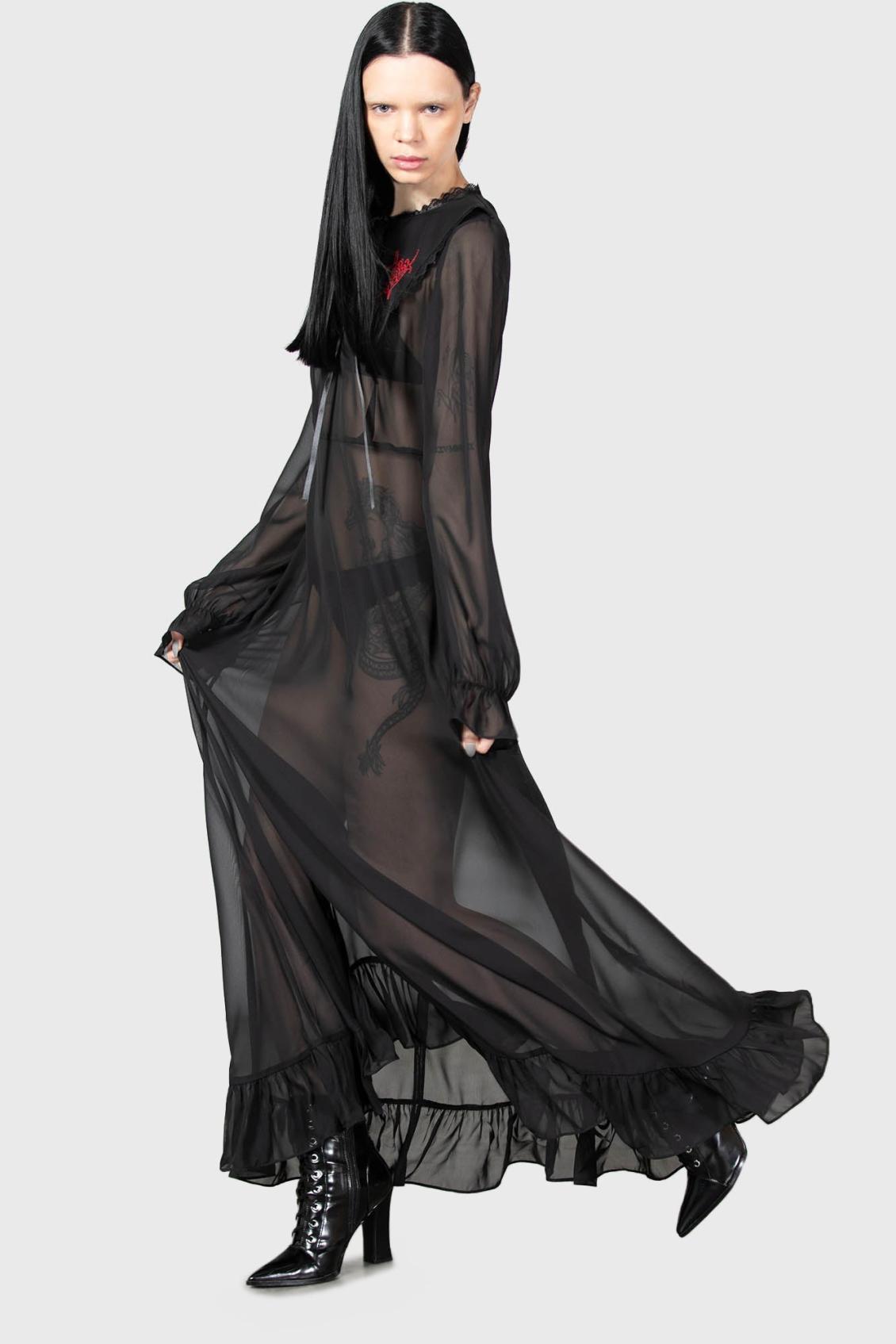 Women Shirt | Killstar Miss Thumberlina Maxi Dress