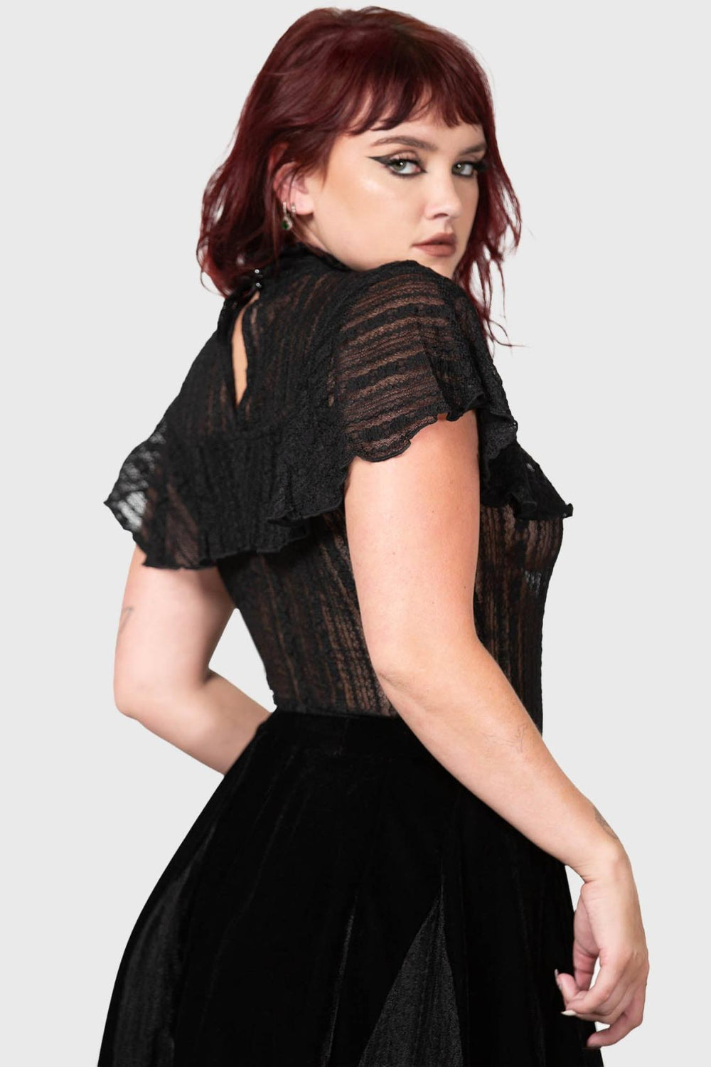 Women Shirts &amp; Blouses | Killstar Atala&#039;s Night Lace Top