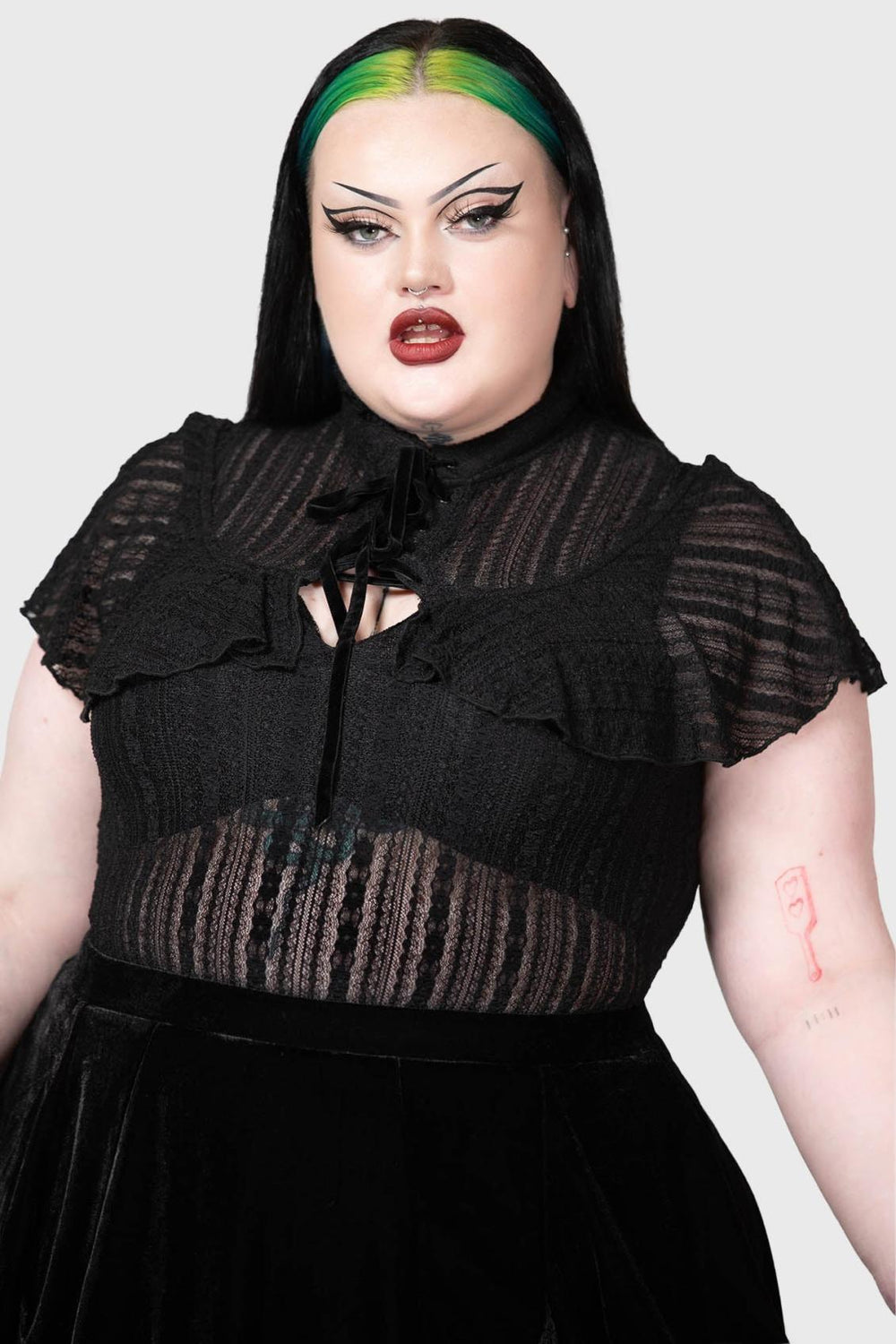 Women Shirts &amp; Blouses | Killstar Atala&#039;s Night Lace Top