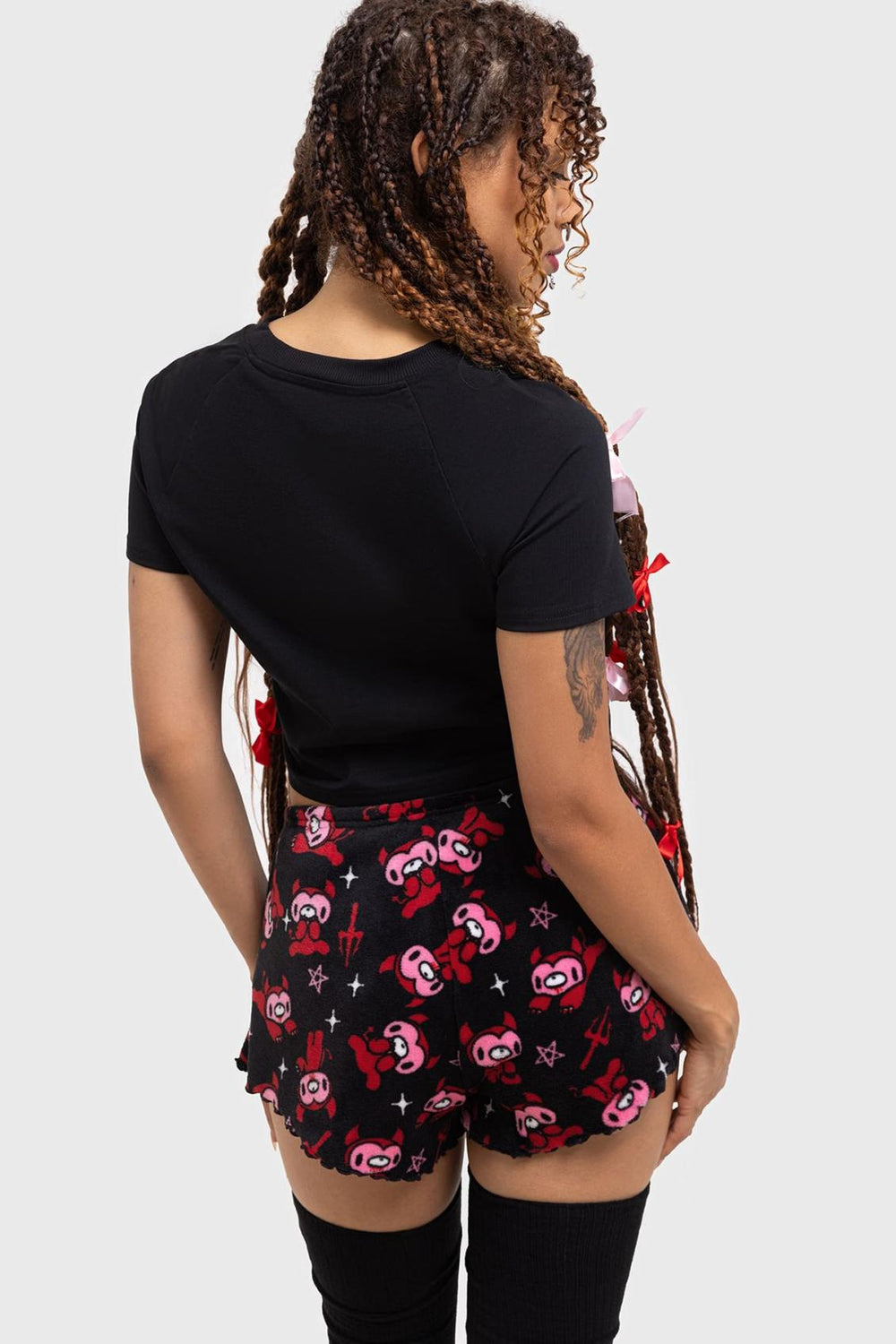 Women Shorts | Killstar Gloomy Horns Lounge Shorts