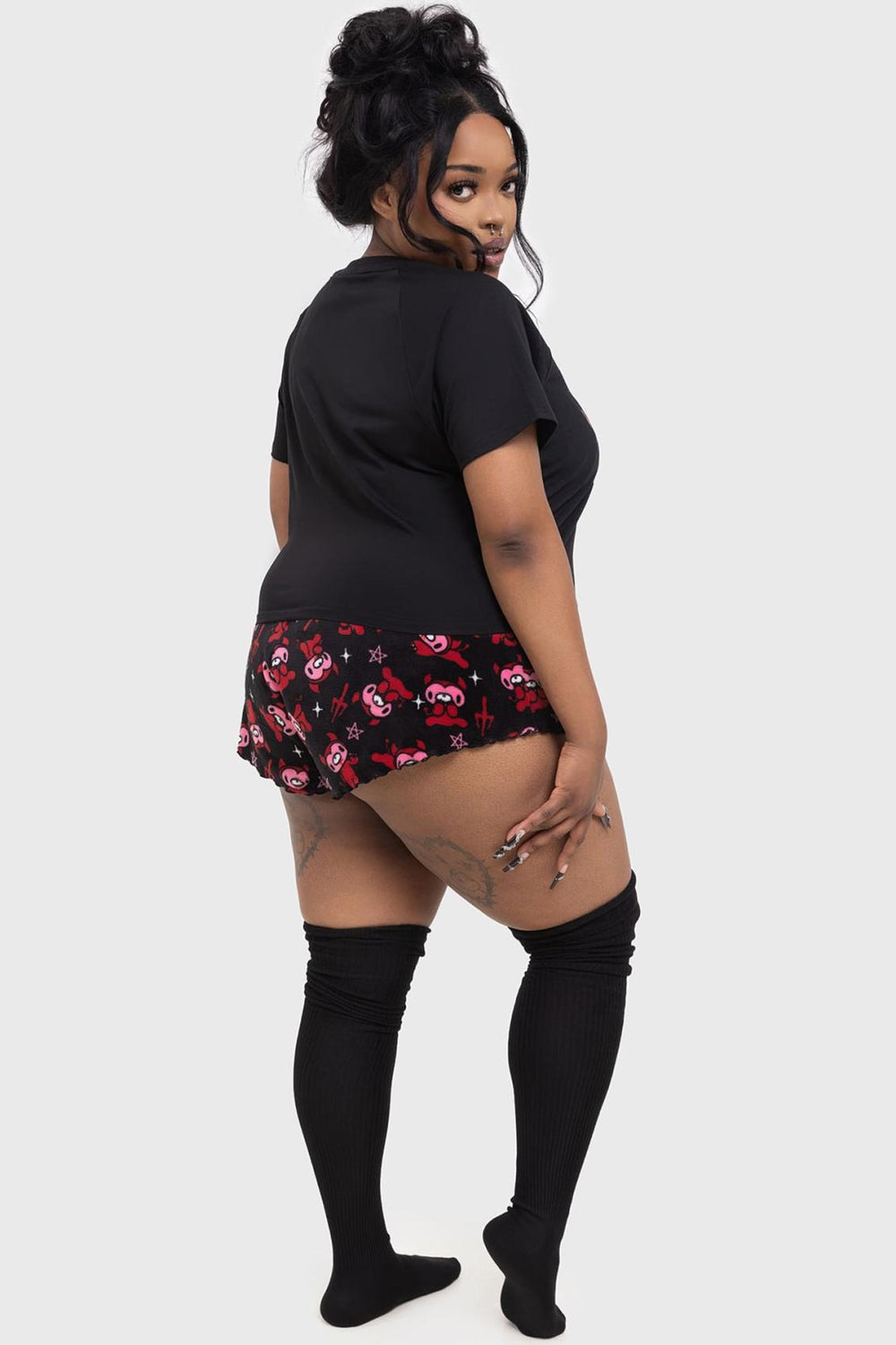 Women Shorts | Killstar Gloomy Horns Lounge Shorts