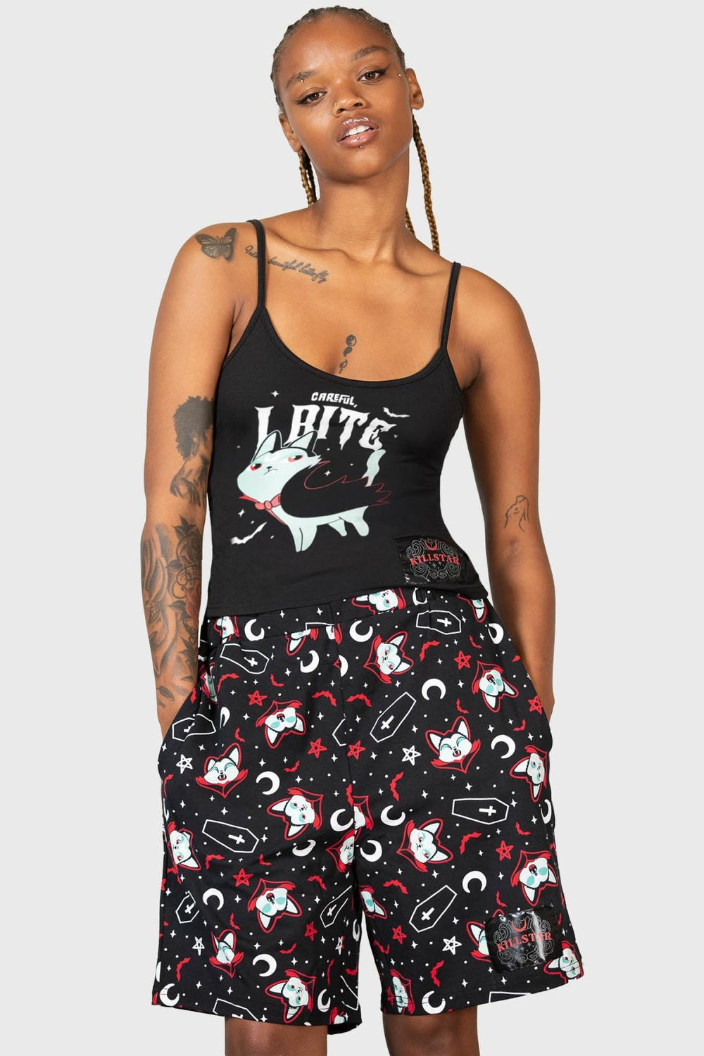 Women Shorts | Killstar Lil Vampurr Long Shorts