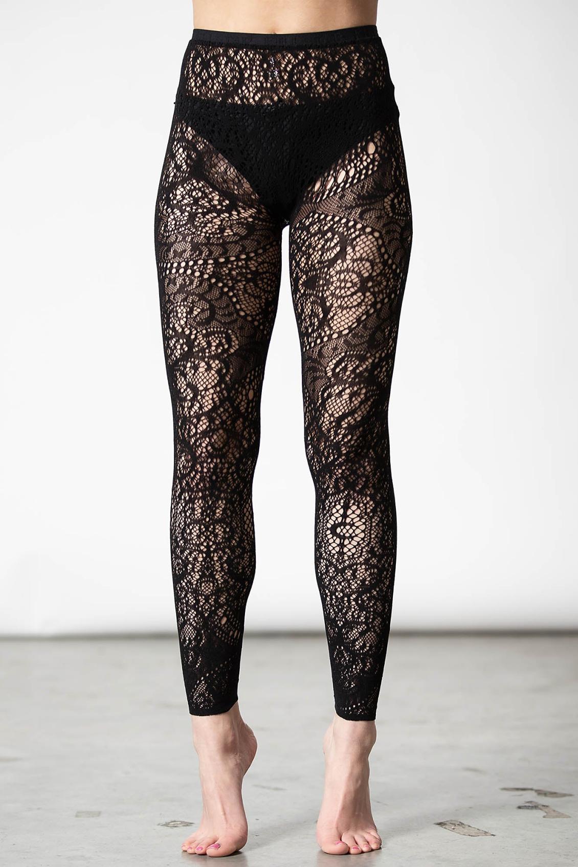 Women Socks &amp; Tights | Killstar Empyrean Lace Leggings