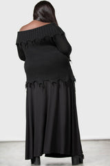 Women Sweaters | Killstar Aelfwine Asymmetric Sweater