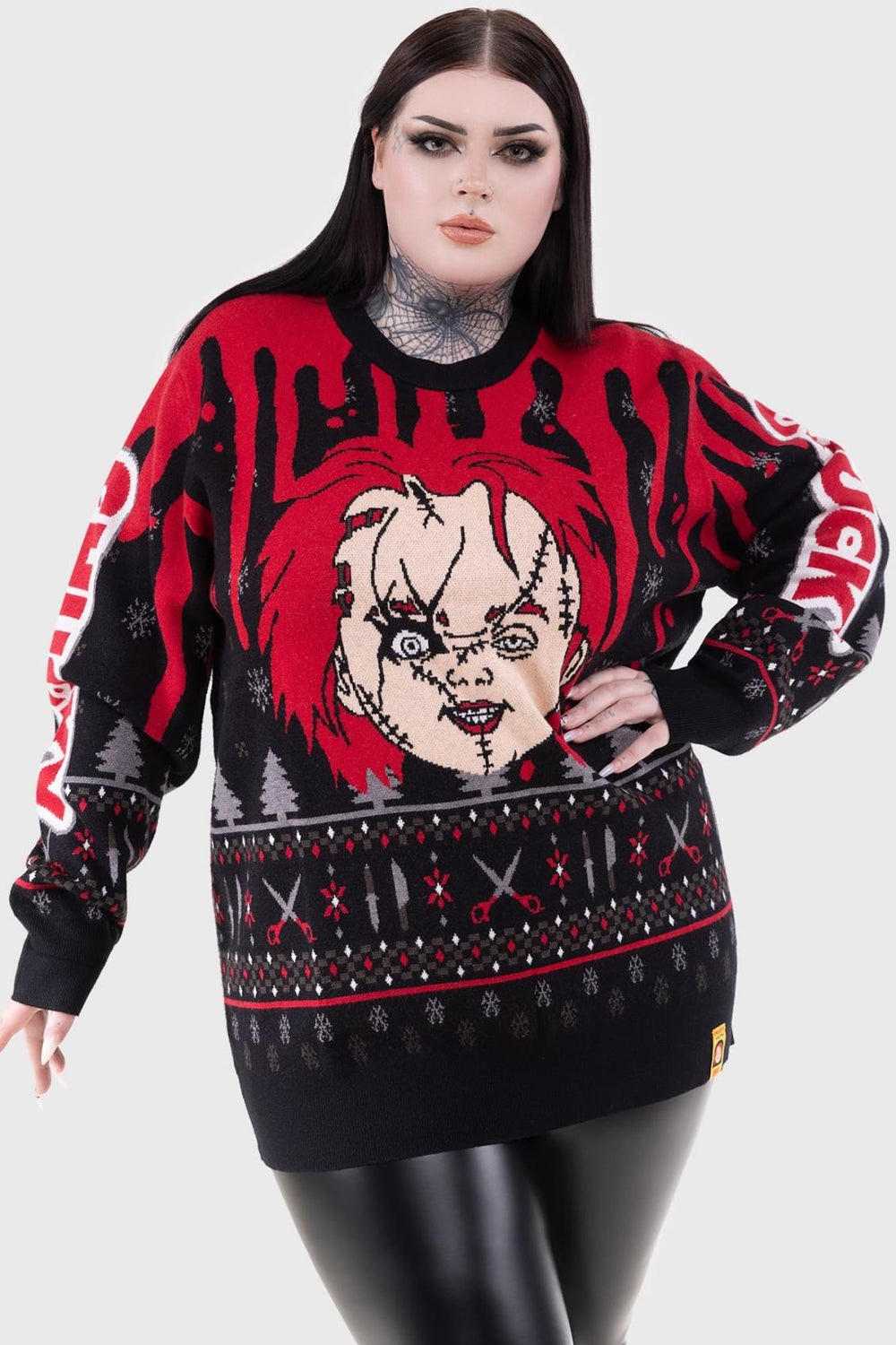 Women Sweaters | Killstar Chucky Wanna Play Sweater