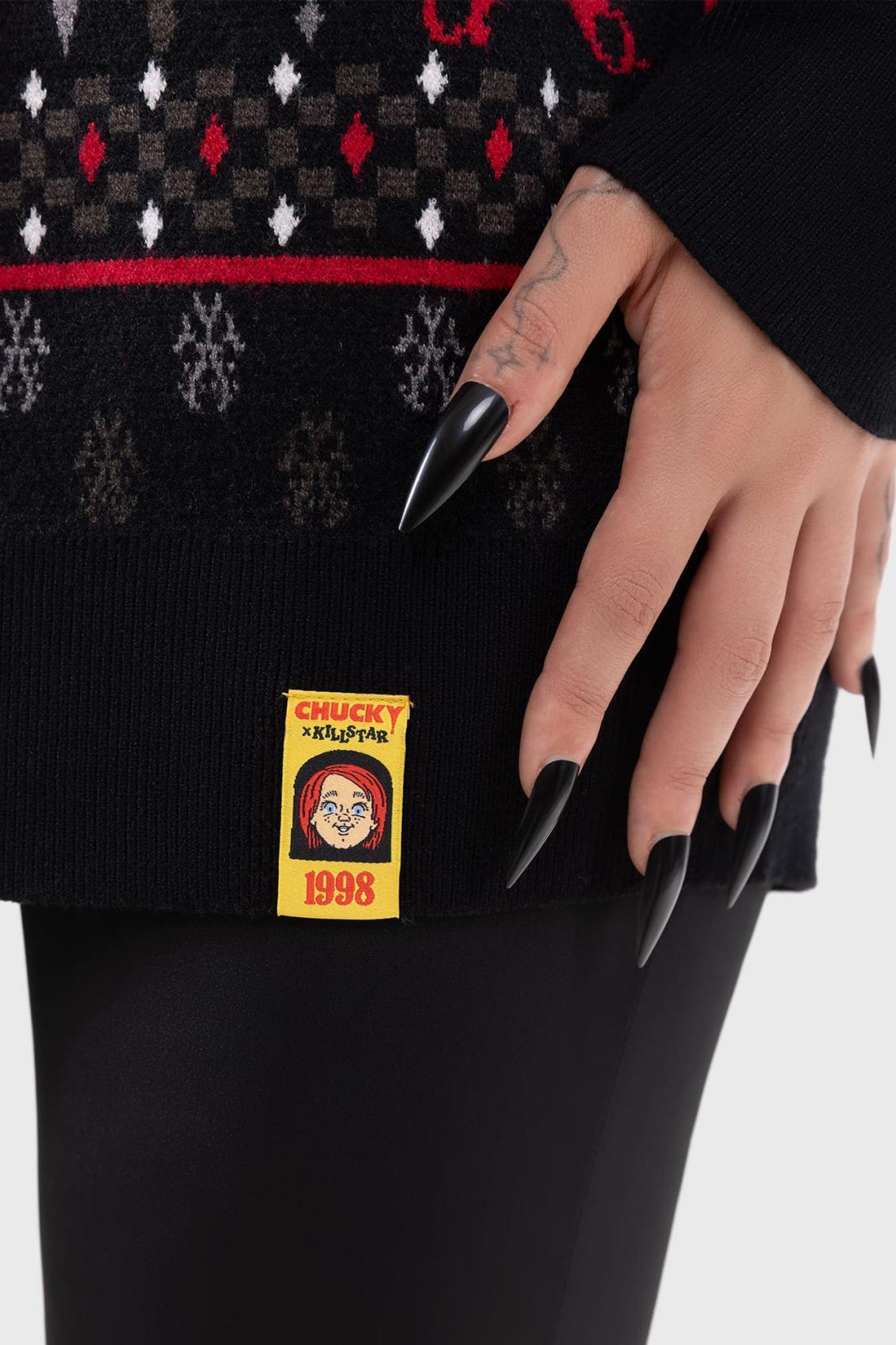 Women Sweaters | Killstar Chucky Wanna Play Sweater