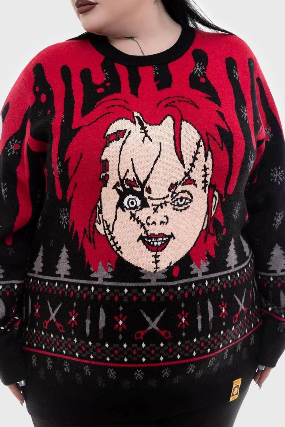 Women Sweaters | Killstar Chucky Wanna Play Sweater