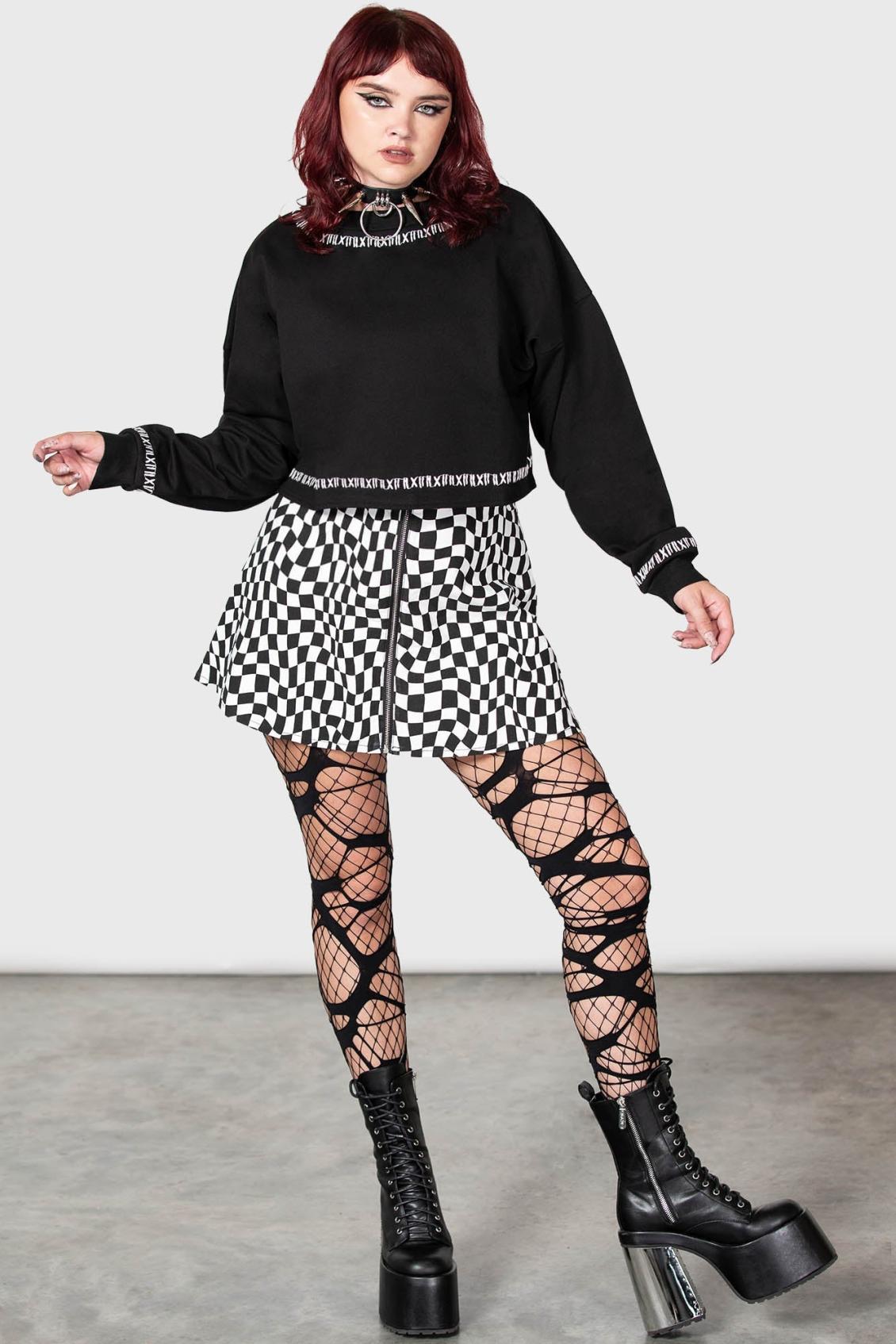 Women Sweaters | Killstar Fright N Terror Crop Sweater
