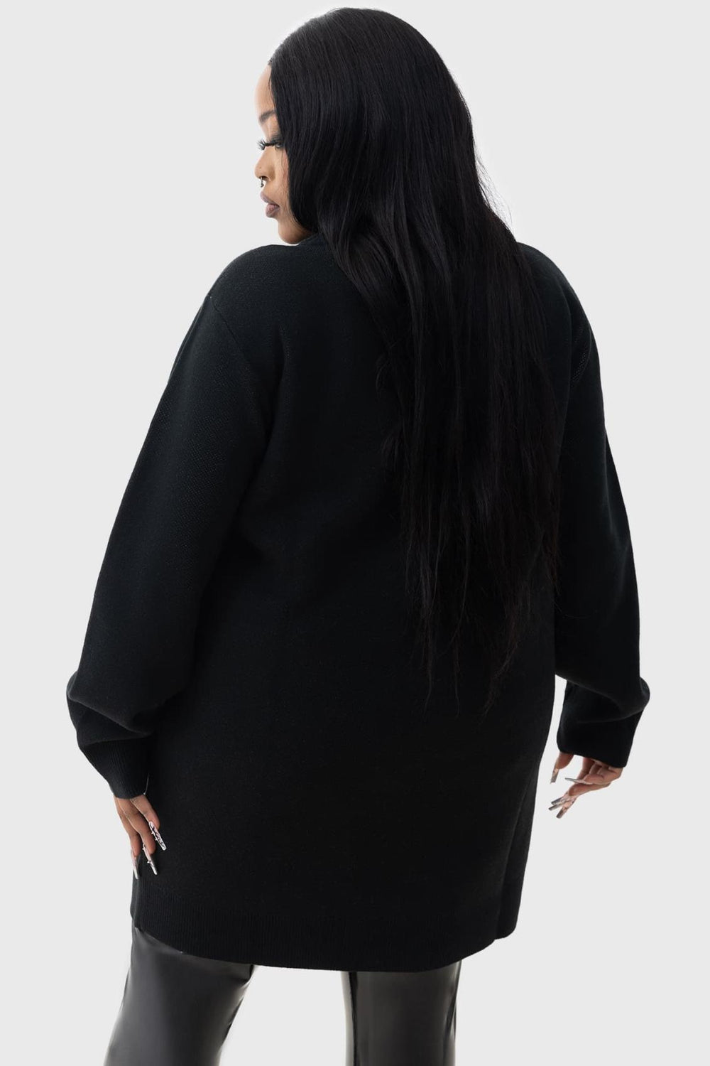 Women Sweaters | Killstar Ghost With The Most Intarsia Sweater