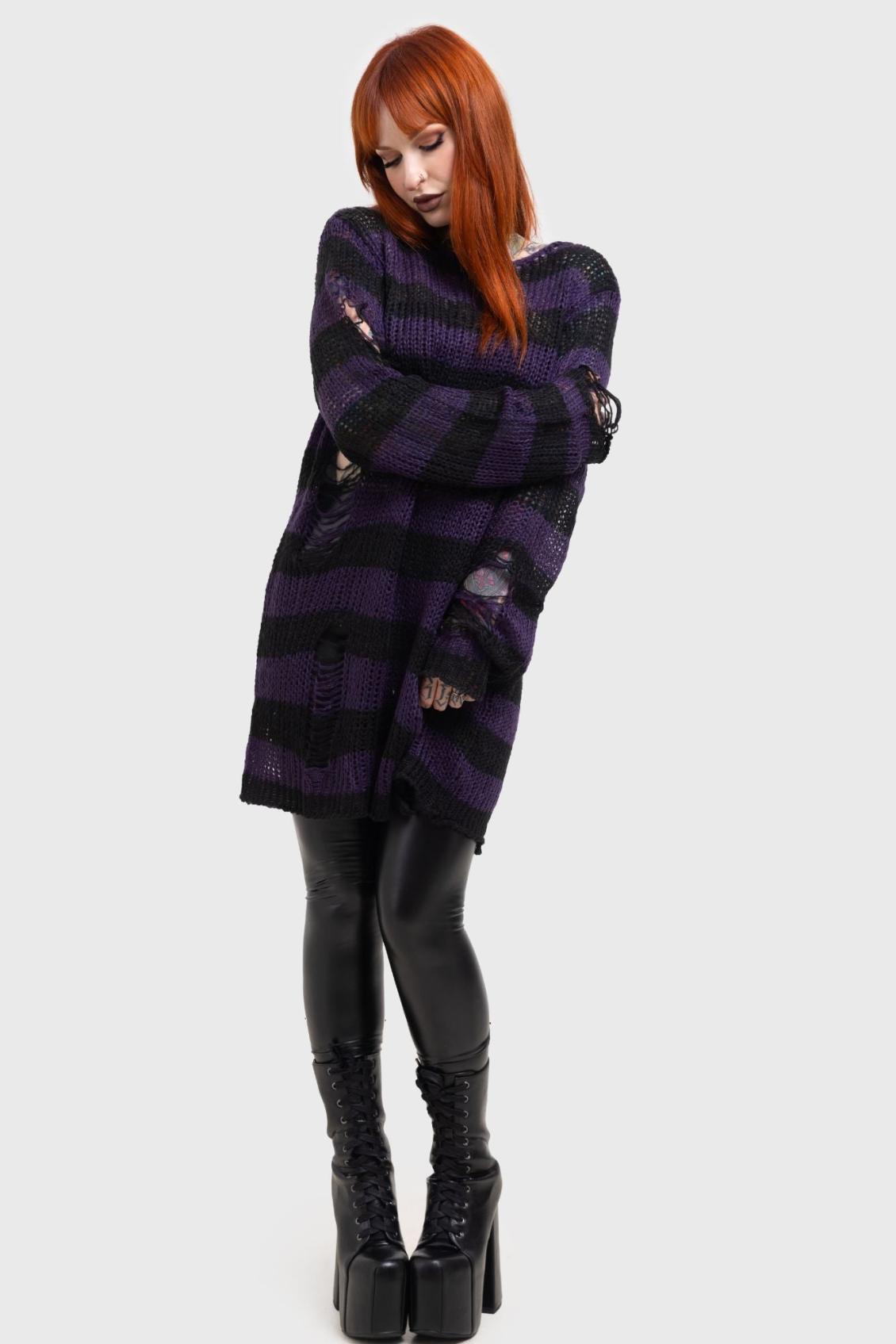 Women Sweaters | Killstar Graph Knit Sweater