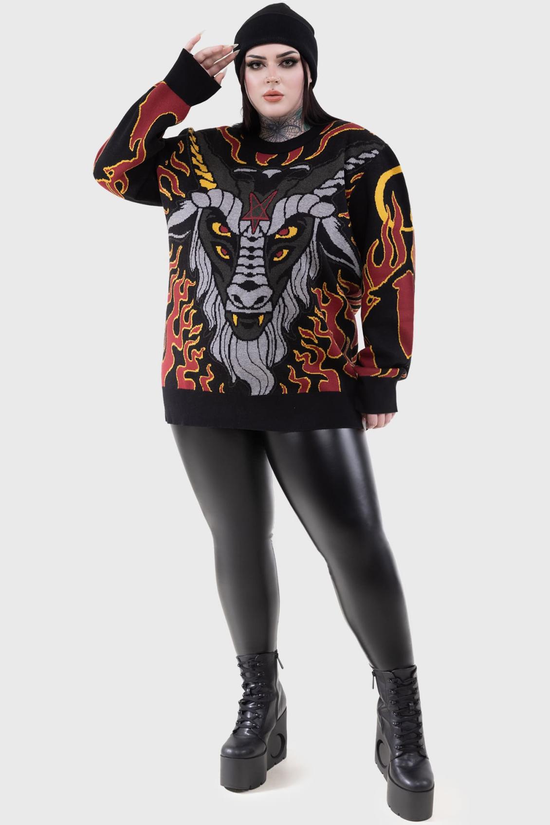 Women Sweaters | Killstar Inferno Hallowmas Sweater