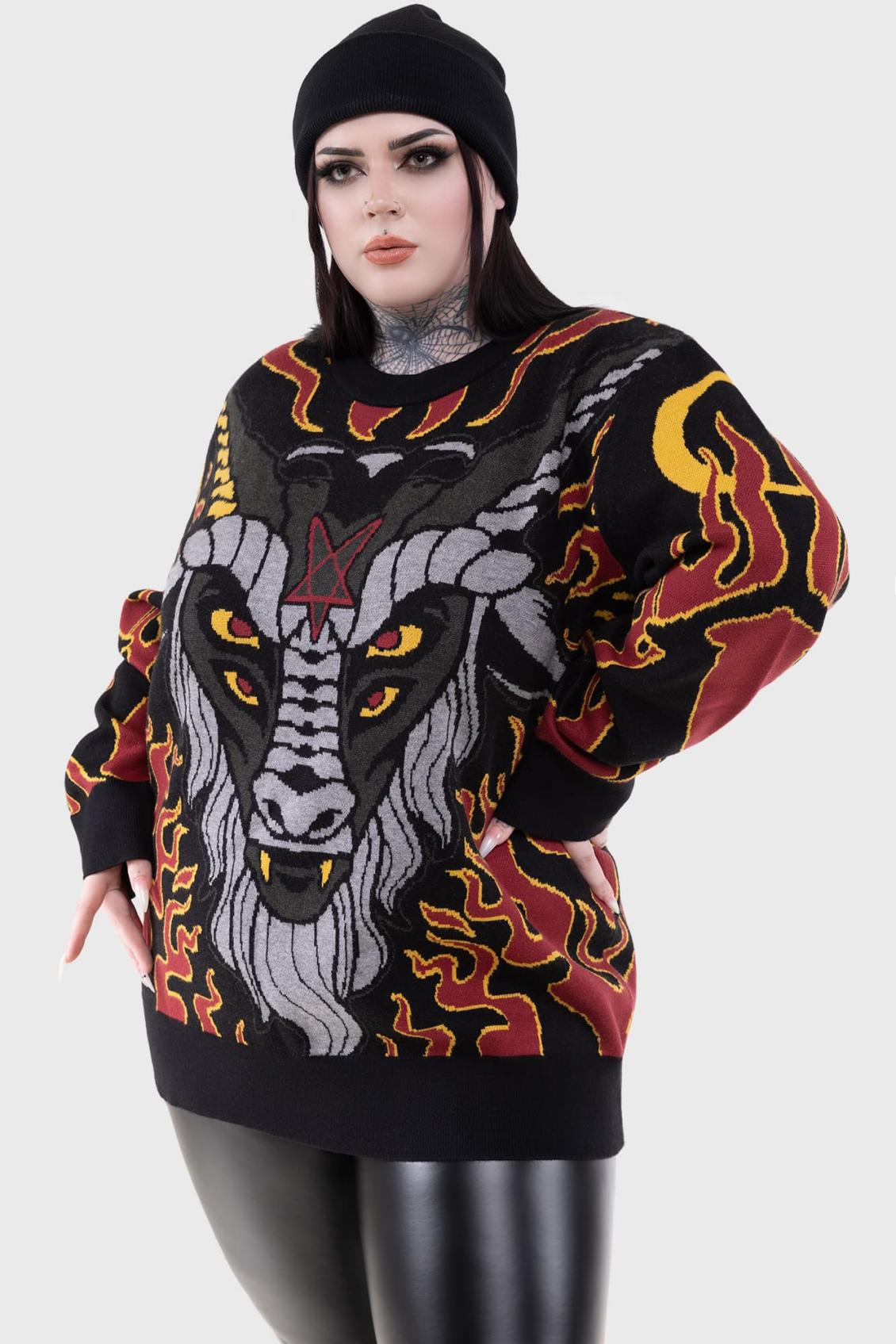 Women Sweaters | Killstar Inferno Hallowmas Sweater