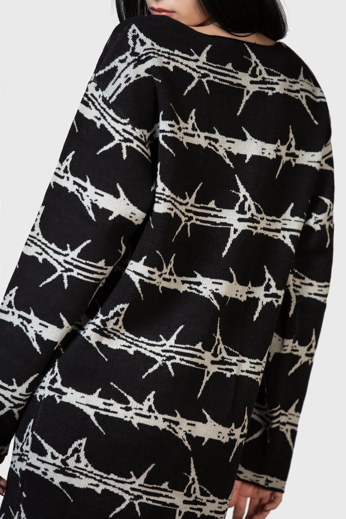 Women Sweaters | Killstar Prickled Contention Knit Sweater