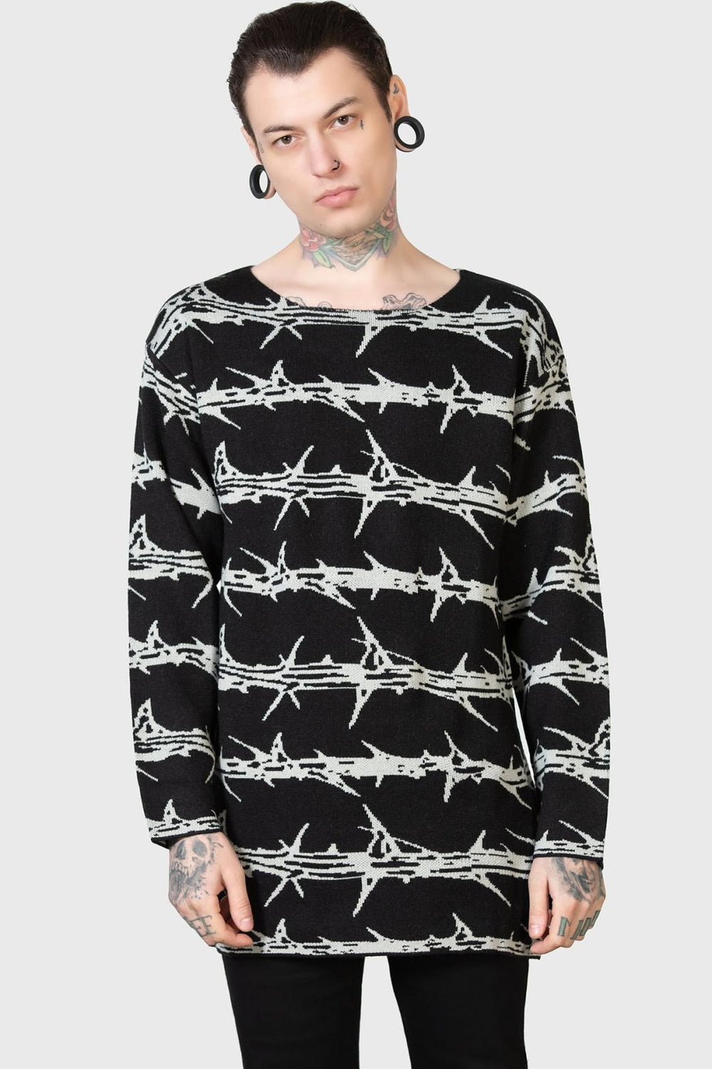 Women Sweaters | Killstar Prickled Contention Knit Sweater