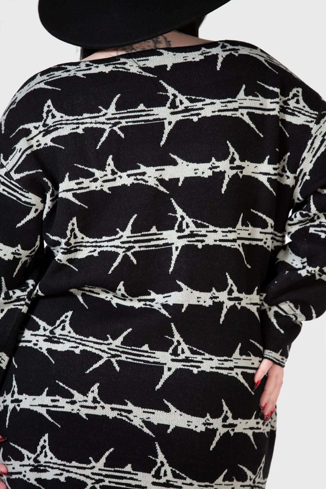 Women Sweaters | Killstar Prickled Contention Knit Sweater