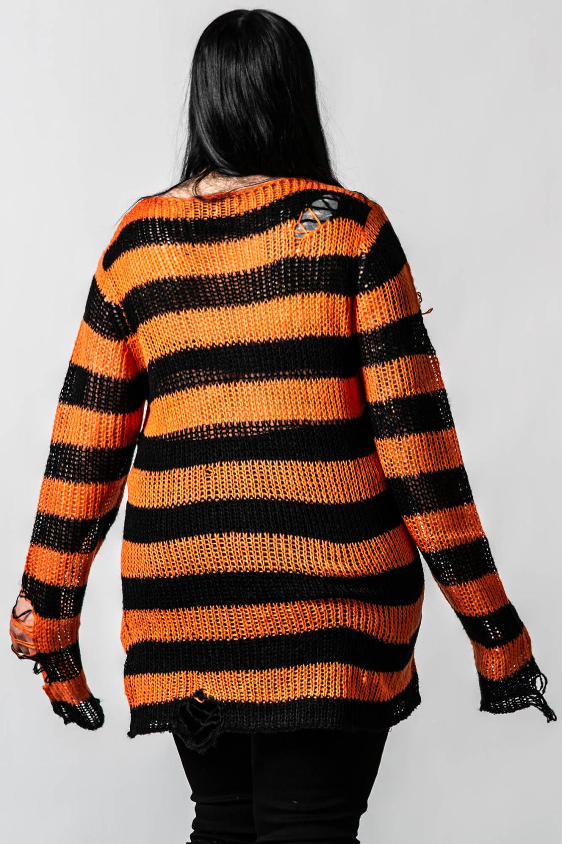 Women Sweaters | Killstar Pumpkin Knit Sweater