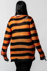 Women Sweaters | Killstar Pumpkin Knit Sweater