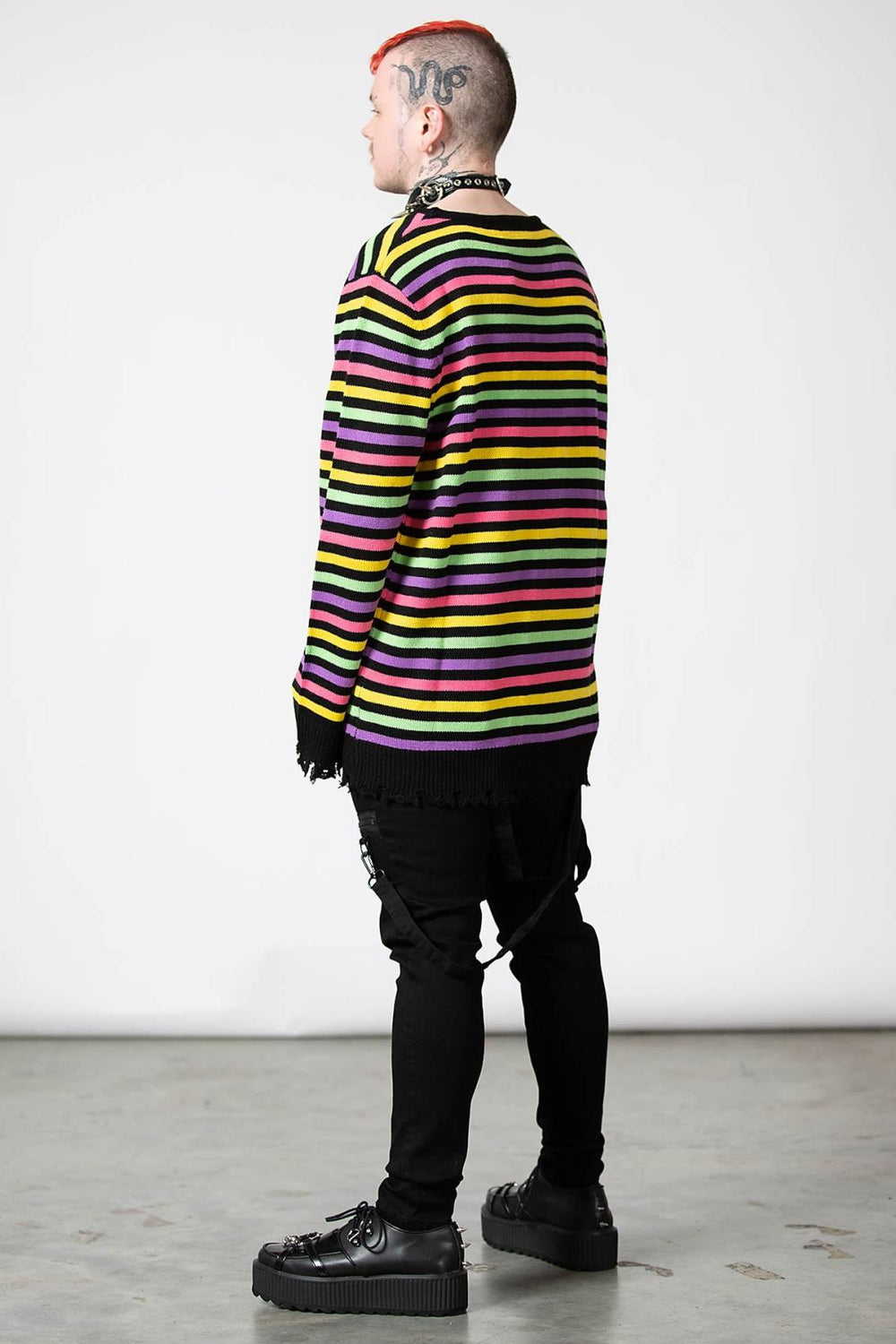 Women Sweaters | Killstar Rainbow Warrior Knit Sweater