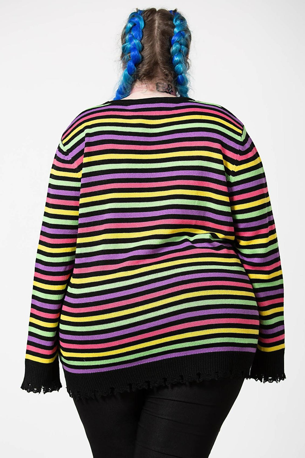Women Sweaters | Killstar Rainbow Warrior Knit Sweater