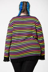 Women Sweaters | Killstar Rainbow Warrior Knit Sweater